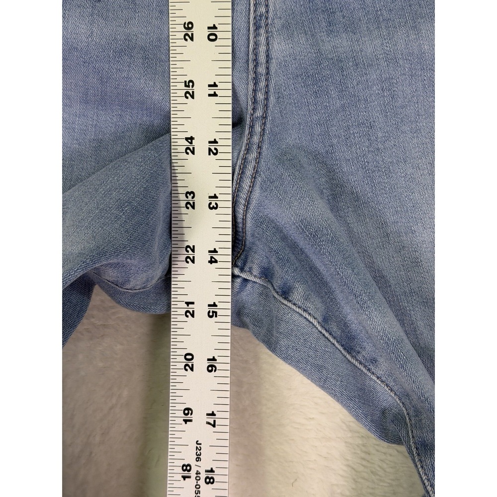 New American Eagle Jeans Womens 20 Long Blue Curvy Super High Rise Flare Stretch - Picture 4 of 12